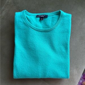 Ann Taylor Women's Teal Crewneck Sweater